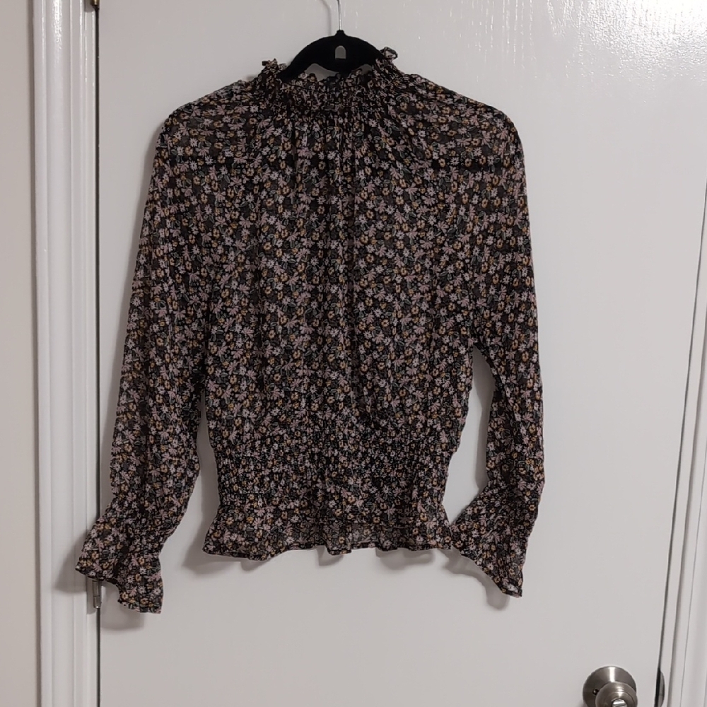 Floral Smocked Women's Top